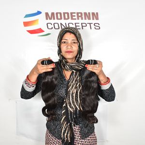 Cheap Raw Virgin Indian Natural Bodywave None Tangle Brown <b>Color</b> Bundles Unprocessed Human <b>Hair</b> <b>Extensions</b> - Product Image 1