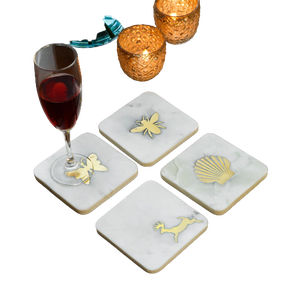 Multiple Colored Creative <b>Marble</b> Mats Set Gift Low Price Most Demanding <b>Marble</b> <b>Coasters</b> for Dinning Tabletop Accessories - Product Image 4
