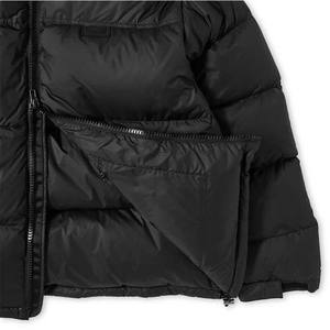 Chaqueta acolchada de burbujas negra de alta calidad con logotipo personalizado OEM, chaqueta acolchada de invierno para hombre que mantiene el calor - Product Image 5