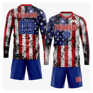 High Quality 100% Polyester Men's Soccer <b>Shirt</b> Breathable Quick Dry <b>Half</b> <b>Sleeve</b> Classic Design Football Jersey Soccer Wear - Product Image 4