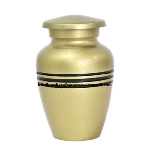 100% pur métal laiton concepteur souvenir cendres pour animaux de compagnie crémation mémorial urne à la main urne crémation pour chat et chien animal de compagnie - Product Image 1