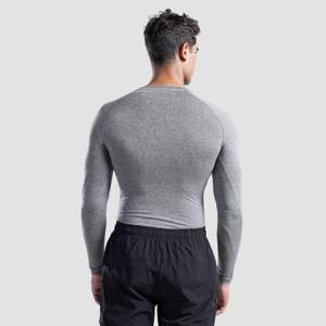 เสื้อแขนยาวรัดรูป GA Slim Fit 2.0 สีเทา - Product Image 2