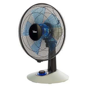 Ventilador de Mesa LED Silencioso VT355 45W 30cm 5 Aspas en Color Negro y Blanco - Product Image 1