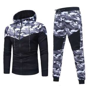 Trajes Deportivos para Hombre, Color Camuflaje, Hechos con Poliéster y Algodón, para Invierno, Disponibles con Impresión de Logotipo, Tallas Personalizadas, 20 Conjuntos, Todos los Colores - Product Image 1