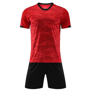 Proveedor de Uniformes de Fútbol Personalizados para Adultos Unisex, Conjunto de Camiseta y Pantalones Cortos de Alto Rendimiento, Tejido Transpirable de Secado Rápido, Anti-UV para Clubes - Product Image 6