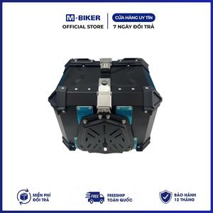 กล่องเก็บสัมภาระท้ายรถมอเตอร์ไซค์ M-Biker 36L รุ่นพรีเมียม ทำจากอะลูมิเนียม กันน้ำ ป้องกันการโจรกรรม ผลิตจากวัสดุ ABS หนัง พลาสติก และโลหะผสม - Product Image 4