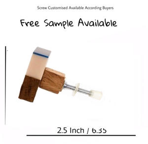 Long Square Resin Brass Drawer Pull Handle Handmade for Cabinets & Dressers for Kitchen Bedroom Hotel & Villa Living Room Use - Product Image 3