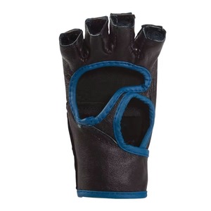 Gants de MMA demi-doigts de qualité supérieure, gants de boxe en cuir, logo personnalisé, gants de combat professionnels pour l'entraînement - Product Image 3