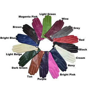 Guantes de cuero de moda Guantes de moda para hombre Guante de vestir Piel de oveja Servicio OEM Vida diaria personalizada - Product Image 3