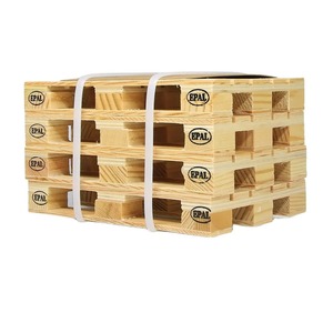 Euro palette de qualité supérieure 4 voies palettes en bois industrielles 1200x800mm pour solutions logistiques - Product Image 3