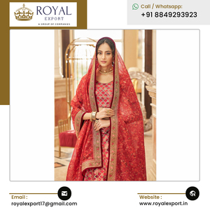 Última colección de ropa étnica india arte seda Lehenga Choli con bordado Zari trabajo para boda y fiesta - Product Image 4