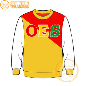 Orden personalizada de la estrella del Este Sudadera bordada de lana de algodón Suéter de alta calidad Ropa griega OES Sudaderas - Product Image 2