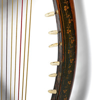 New Design Wooden Irish Harp Customizable Premium Quality Musical Instrument Custom Logo Color Packing OEM/ODM Service for