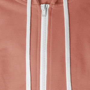 Sudaderas con capucha informales de algodón y forro polar de patrón sólido para mujer al por mayor para uso diario en las estaciones de otoño e invierno - Product Image 3