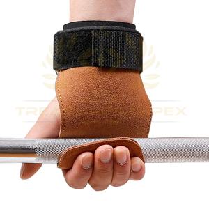 GIP Best Heavy Duty Gym Workout Muñequeras con agarre de mano Almohadillas de goma pesadas para levantamiento de pesas Cinturón de protección de la palma Uso deportivo - Product Image 4