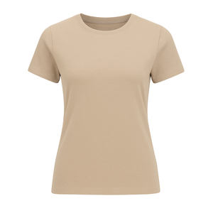 Comfortable Women's Basic T-<b>Shirt</b> Soft Cotton Solid Tee for Daily Casual Outfits O-neck Oversized T-<b>shirts</b> OEM/ODM Manufacturer - Product Image 2