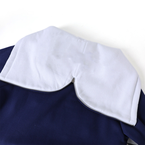 Sweat à capuche unisexe premium Winter Jackson State Navy Prep, poche kangourou, capuche double couche, graphismes de tigre blanc, équipement pour fans - Product Image 4