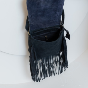 Nouveau Style occidental véritable peau de vache haute qualité sacs à main à franges élégant sac à bandoulière en cuir bohème sacs gitane élégant Vintage sacs - Product Image 6