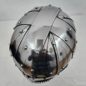 หมวกกันน็อคไวกิ้งทำมือดีไซน์เรียบง่าย1095เหล็กสวมใส่ได้เพื่อการป้องกัน - Product Image 5