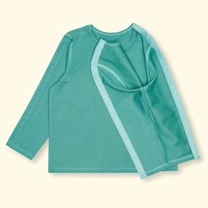 Vêtements adaptatifs pour enfants handicapés, robes de récupération post-chirurgicale pour patients, manches longues, jersey 100% coton, chemise pour enfants, épaule - Product Image 1