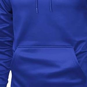 Pull-over uni personnalisé imprimé sweat-shirt Streetwear sweat-shirt à capuche unisexe vierge avec broderie 100% coton/polyester en polaire - Product Image 4