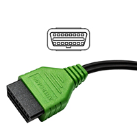 Cable adaptador de diagnóstico profesional Autroniq AC014 Benelli OBD2 de 16 pines a dos adaptadores de diagnóstico para motocicleta de 6 pines