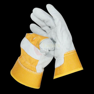 Direct Factory Manufacturers' Anti-Cut Leather <b>Gloves</b> <b>Touch</b> <b>Screen</b> Safety Mechanic Working <b>Gloves</b> Customizable Outdoor Casual - Product Image 3