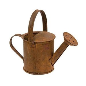 Arrosoir en métal fait à la main en fer pour le jardin Arrosoirs en métal marron Jardin antique Arrosoir en métal intérieur extérieur - Product Image 1