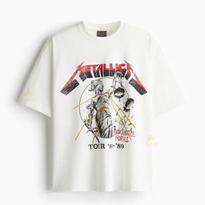 Venta al por mayor unisex 100% algodón camiseta logotipo personalizado OEM ODM ropa de calle informal con técnica de lavado para hombres y mujeres - Product Image 1