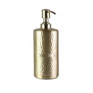 Dispensador de jabón de metal de nuevo diseño con acabado martillado para uso en baños y hoteles Dispensador de líquidos para jabón y líquidos - Product Image 6