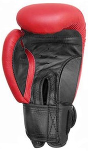 Guantes de boxeo de cuero PU de artes marciales de alta calidad Diseño de logotipo personalizado Entrenamiento de boxeo Cuero genuino OEM 10oz a 16oz - Product Image 3