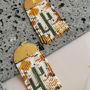 2024 tendance or pêche perlé boucles d'oreilles déclaration de qualité supérieure automne plaqué principalement en acier inoxydable demoiselle d'honneur en vrac 8mm - Product Image 5