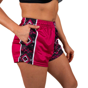 Shorts de football personnalisés respirants et à séchage rapide, avec logo sur mesure, cordon de serrage, couleur unie, sublimation – Vente en gros - Product Image 5