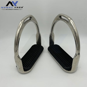 Selle de tuyau d'étrier de sécurité d'étrier d'équitation en acier inoxydable de qualité supérieure - Product Image 1