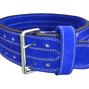 Soporte de cintura de alta calidad para gimnasio, Fitness, entrenamiento de potencia, cinturón de levantamiento de pesas, fábrica personalizada de cuero de vaca - Product Image 1