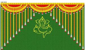 ม่านพื้นหลังรูปพระพิฆเนศสำหรับตกแต่งงานแต่งงานฉากหลังขึ้นบ้านใหม่ผ้าพระพิฆเนศสำหรับตกแต่งวันครบรอบตกแต่งงานปาร์ตี้ - Product Image 3