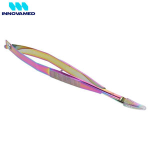 Tijeras de Acero Inoxidable de 4.7 Pulgadas con Microresorte para Cutículas, Cejas y Uñas, Herramienta de Precisión para el Cuidado de la Belleza de INNOVAMED - Product Image 2