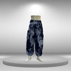 Pantalon décontracté pour hommes, léger, taille élastique, surdimensionné, avec poches, coupe décontractée, design ample, toile confortable pour un usage quotidien dans la rue - Product Image 4