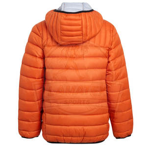 Chaqueta de Invierno Personalizada para Hombre con Logotipo, Cuello Alto, Capucha Larga, Tela Transpirable, Diseño Urbano, Servicio OEM - Product Image 2