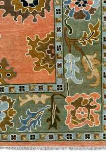 Aesthetic 10x14 Persian Oushak Wool Carpet Hand Knotted for Living Room Door Floor Home Prayer Area Rugs Sets High Quality - Product Image 3