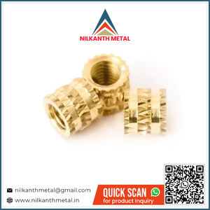 Fabricante de confianza Inserto de moldura de latón Insertos de perno de latón de rosca disponibles a buen precio - Product Image 2