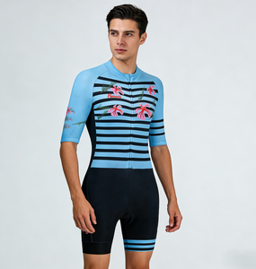 Combinaison de cyclisme légère, anti-frottement, à séchage rapide et respirante pour femmes, idéale pour le vélo de route et le fitness en extérieur - Product Image 2