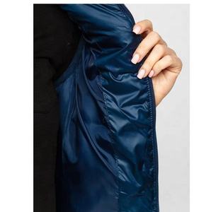 Gilet matelassé bleu marine pour femmes, veste pour équitation avec col haut et manches longues, conçu pour l'hiver - Product Image 6