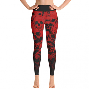 Últimas mallas de cintura alta Push up Fitness Running para mujer Leggings ajustados de gimnasio con logotipo frontal Diseño de talla grande - Product Image 3