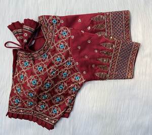 Chemisier indien pakistanais sans effort prêt à l'emploi Chemisier élégant et confortable prêt à designer Vêtements ethniques exclusifs Mariage - Product Image 1