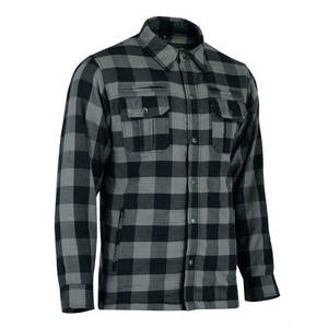 Wholesale Latest Style Affordable Price Motorcycle <b>Flannel</b> Shirt with Casual Lining <b>Men</b> Shirt <b>Jacket</b> - Product Image 6
