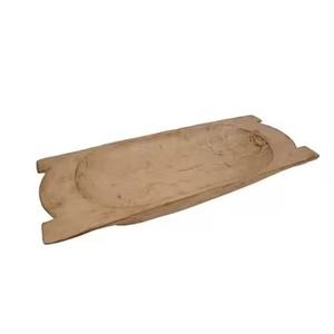 Tazón de masa de madera de última calidad elegante para decoración de panadería usado o cuencos de pan hechos a mano para fiestas - Product Image 2