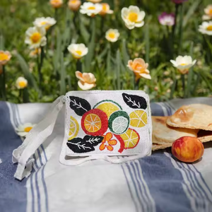 MD HANDICRAFTS elegante pequeño patrón tradicional indio bordado monedero hecho a mano diseño de estrella bolso de mano promocional - Product Image 4