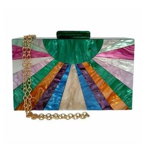 Hot Selling Resin Handbag Unique Design Epoxy Resin Clutch Handbag for Women Luxury Clutch Purses Women Clutches From India - Product Image 6