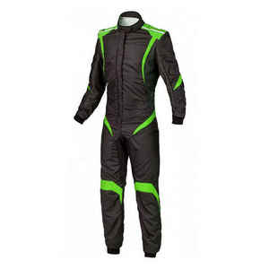 Mono de Carreras con Logotipo Personalizado, Traje de Cuero Transpirable Resistente al Fuego, Armadura de Carreras de Karts a Prueba de Viento, Ropa de Carreras de Automóviles y Motocicletas - Product Image 1